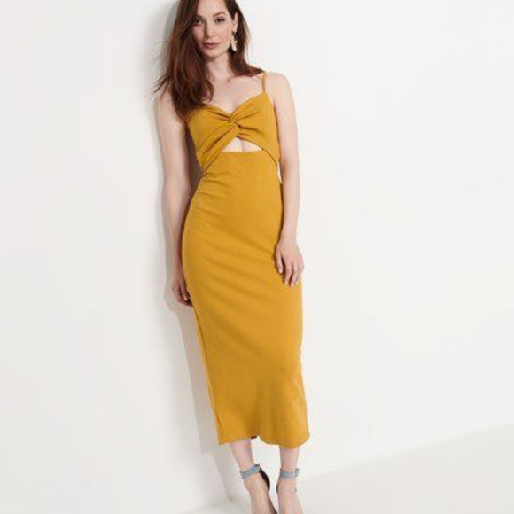 Dynamite Dresses & Skirts - DYNAMITE Maxi Knot Cutout Dress